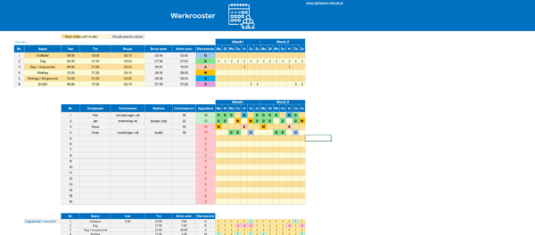 Werkrooster