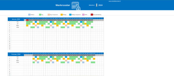 Werkrooster